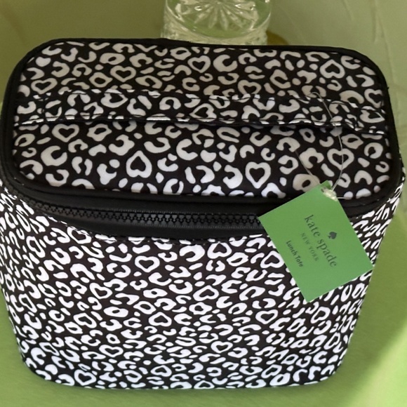 KATE SPADE LEOPARD HEART LUNCH TOTE BAG:NWT LEOPARD HEART - Picture 3 of 13
